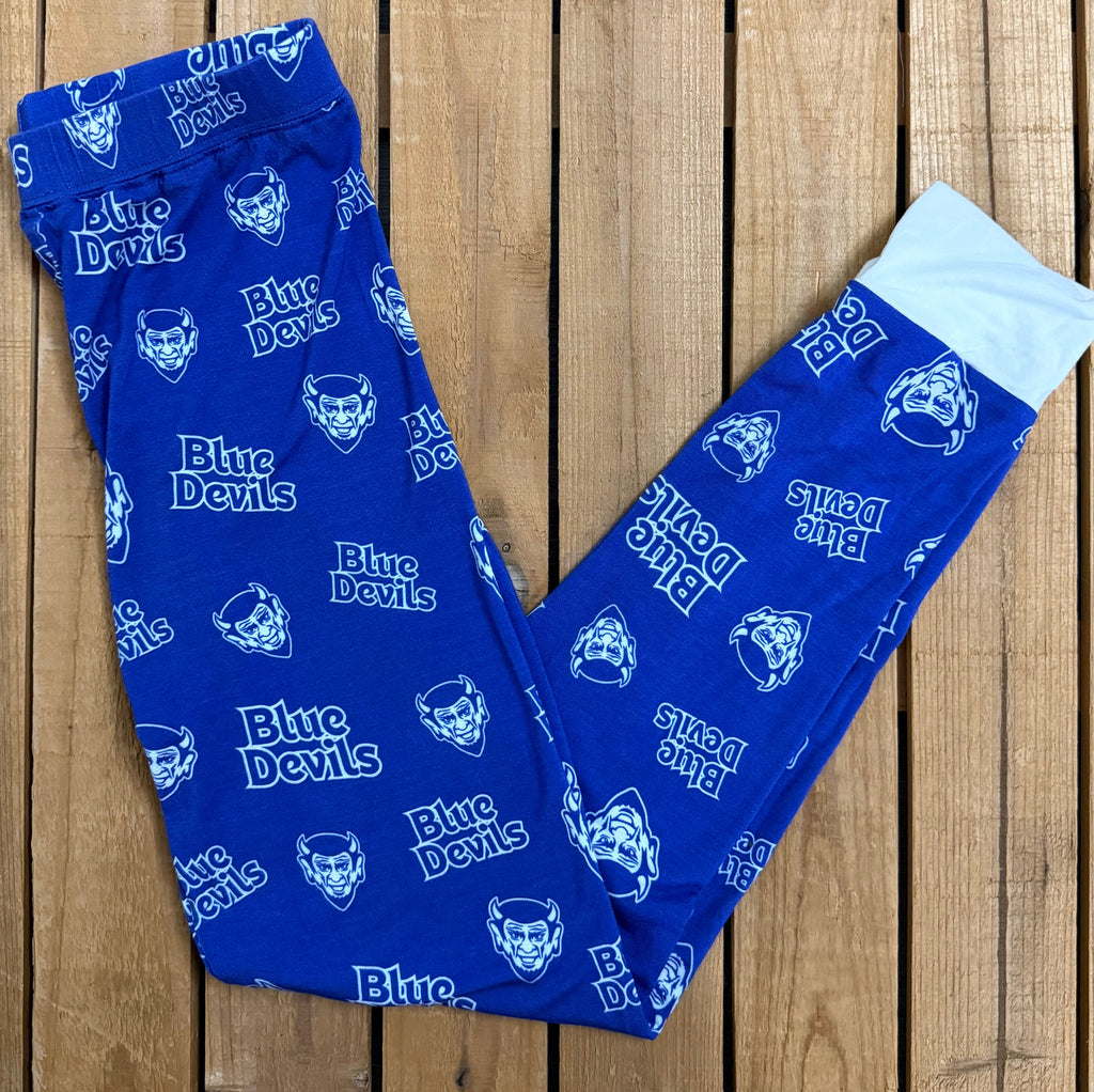 QHS Blue Devil Long Sleeve Bamboo Pajama Set