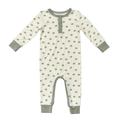 Baby Boy Snap Romper in Miniature Frogs