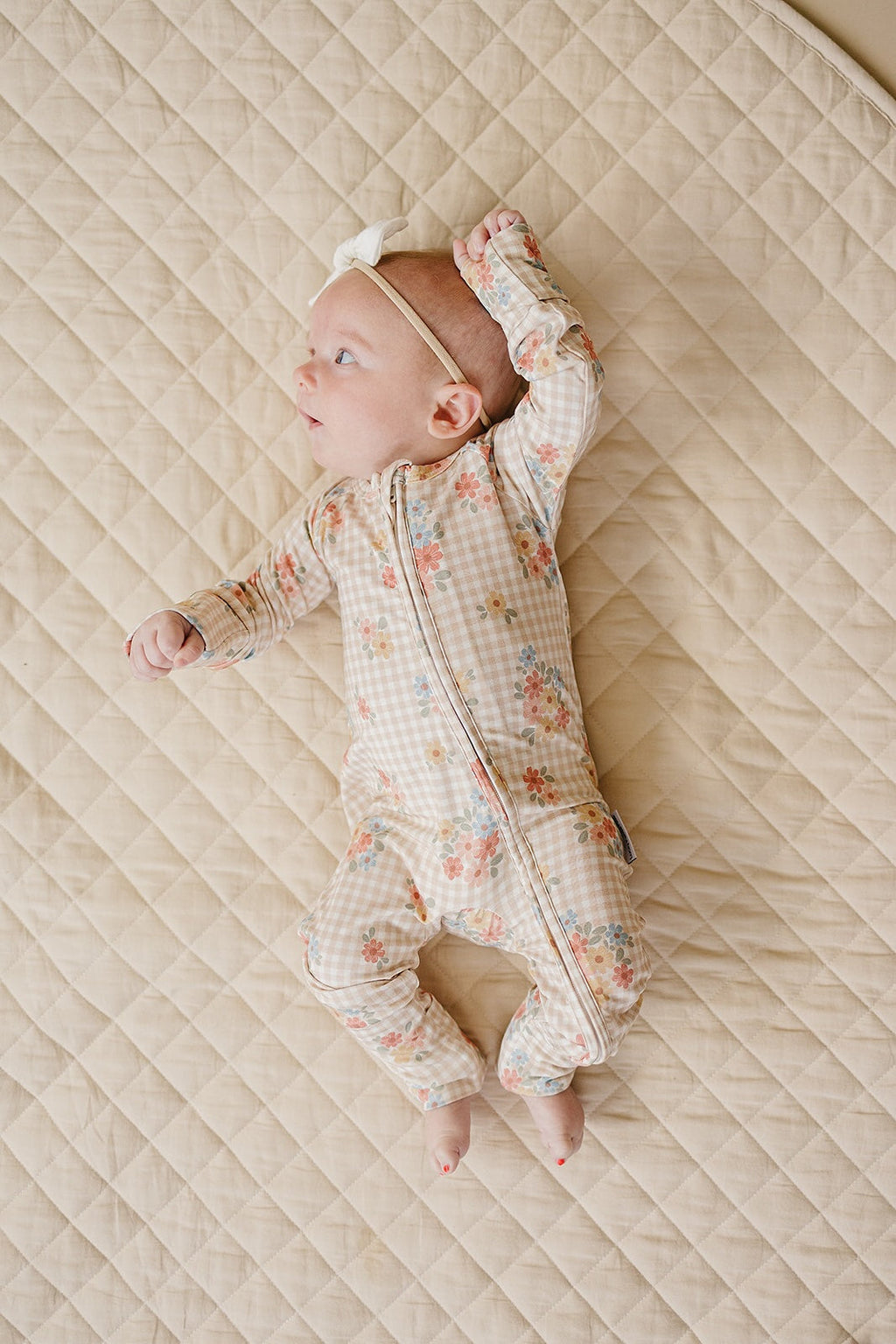 Bamboo Zip Romper | Wildflowers